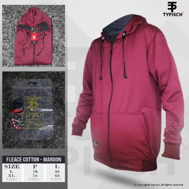 REAL FICT / BAYAR DI TEMPAT ! Jaket Sweater Typich Original ~ Zipper Hoodie Free Gelang