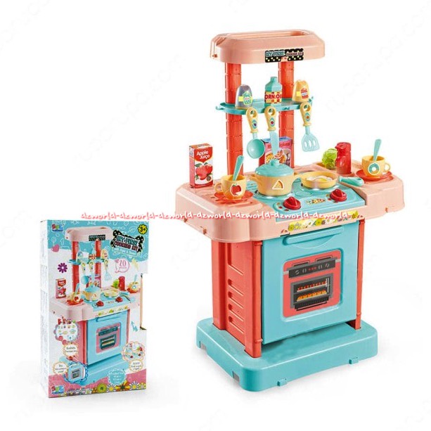 Pretty Missy My First Cooking Set 20pcs Mainan Kompor Masak Masakan Anak Anak  Jadikan Tas Tenteng