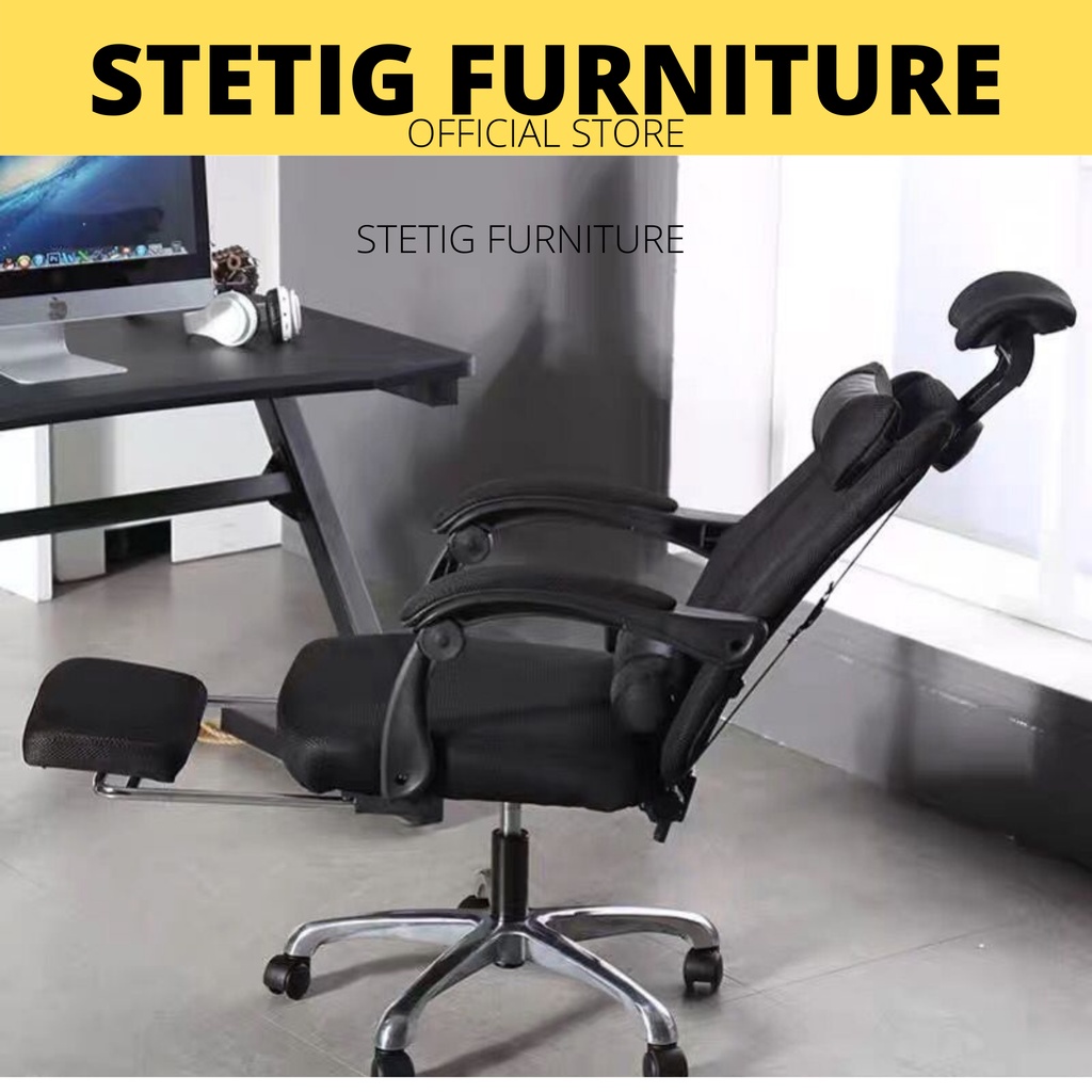 Armando chair - Kursi Direktur senderan with footrest