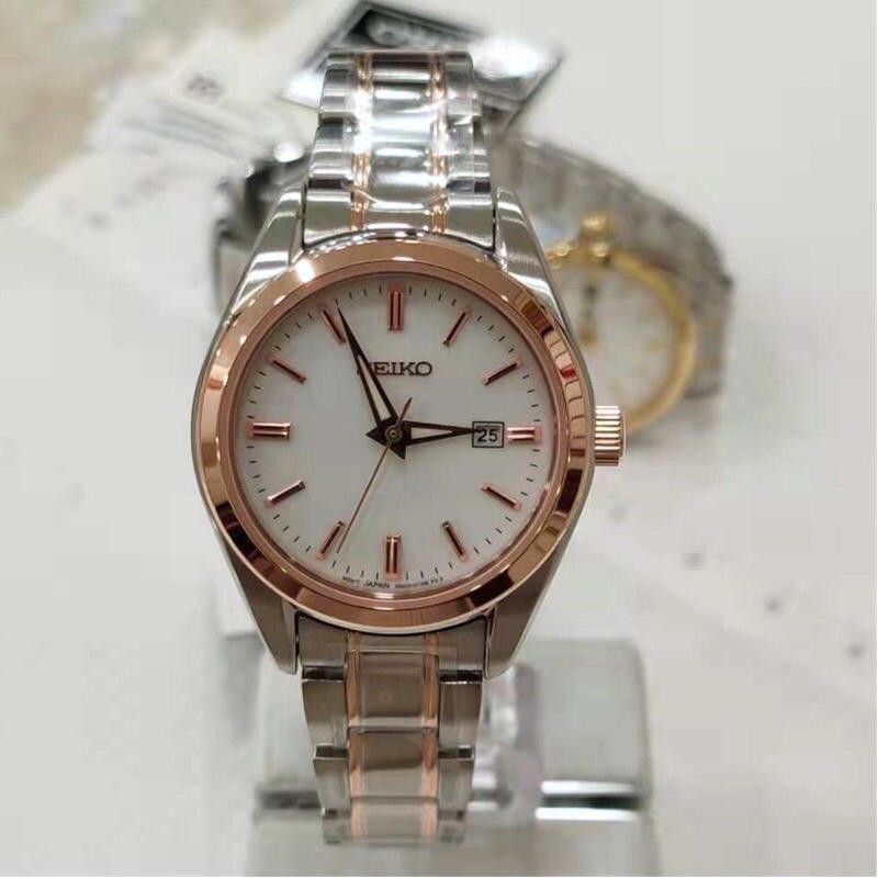 Seiko Ladies SUR634P1 Sapphire White Dial - Jam Tangan Wanita SUR634