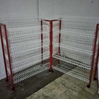 Rak Ciki Besi/ Rak Serbaguna Mini Market / Rak Display Roda Susun 5 Tebal / Rak Besi / Rak Susun 5 Besi