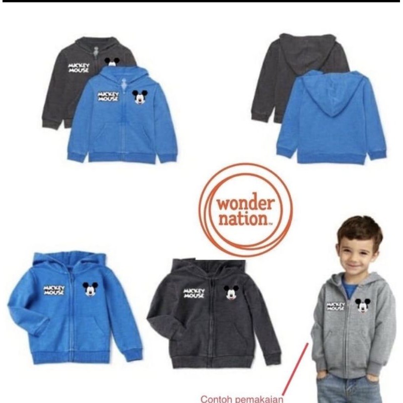 jaket anak wonder nation