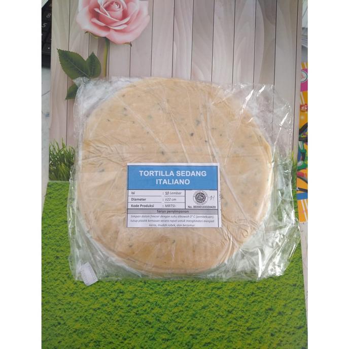 

Tortilla Kebab / Kulit Kebab Italiano (Keju) 25 Cm Isi 10 TERLARIS TERPERCAYA ORIGINAL