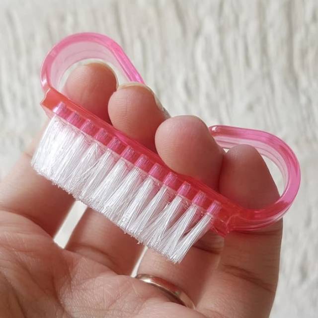 (2 pc) Sikat Kuku Tangan dan Kaki / Mani Pedi Mini Brush