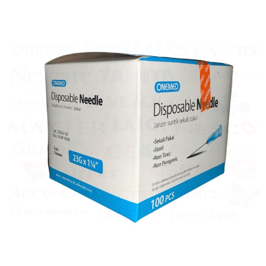 Disposable Neddle Needle One Med 21,22,23,24,25,26,27