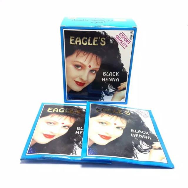 EAGLE'S BLACK HENNA RAMBUT [HARGA 1 SACHET]