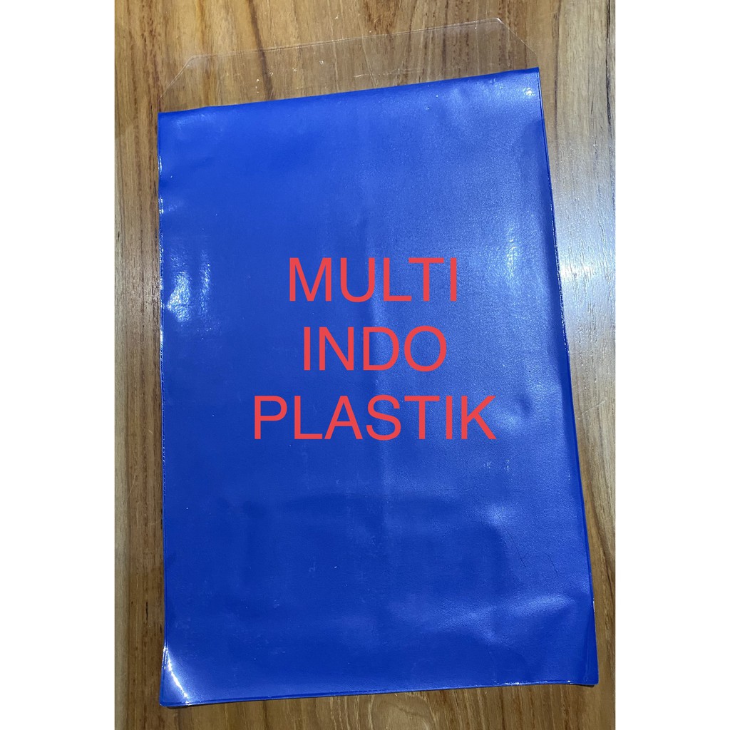 kantong ijazah biru/plastik ijazah/kantong sertifikat/plastik dokumen/cover ijazah/kantong ijazah