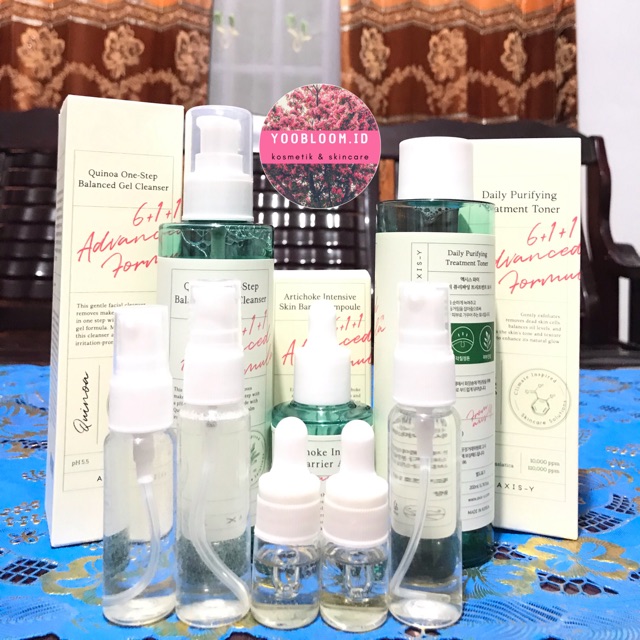 AXIS-Y PAKETAN (Ampoule,toner,Gel Cleanser)
