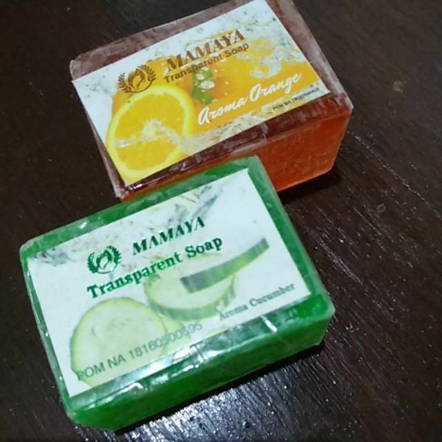 ❤ PAMELA ❤ MAMAYA Transparant Soap (✔️BPOM) Sabun batang Mini by Papaya 41 gram