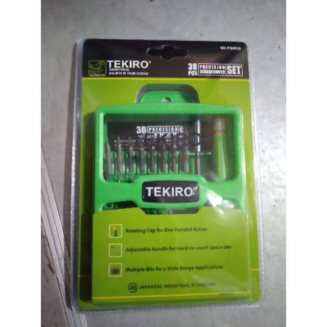 TEKIRO precision screwdriver 30pcs obeng presisi 30 pcs ORIGINAL