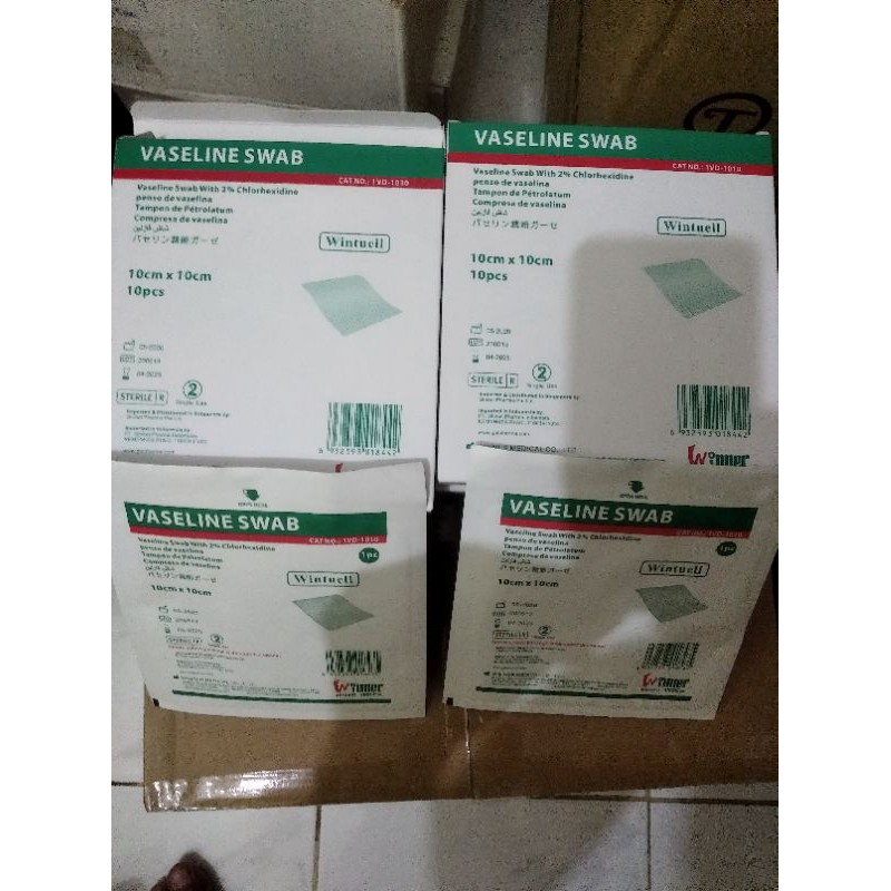 vaseline swab