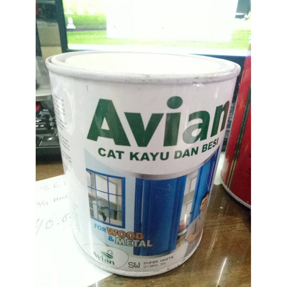  Cat  Kayu Besi  Avian  1 Kg Shopee Indonesia