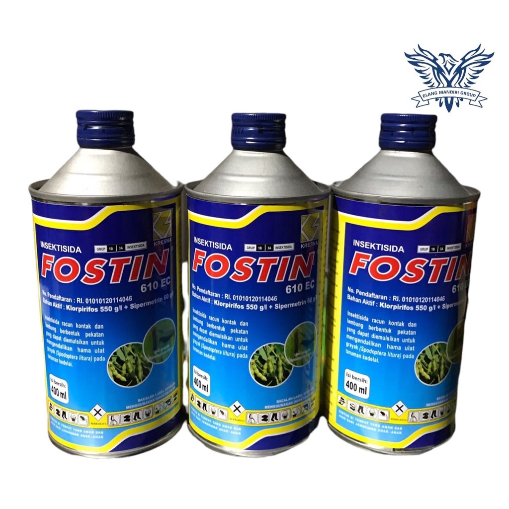 Insektisida Fostin 610 EC  Obat Hama Ulat 400ml 100% Original Curacron