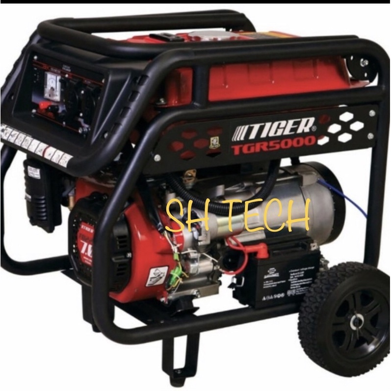 GENSET TIGER 3000 WATT TGR5000 TGR 5000 GENERATOR LISTRIK BENSIN