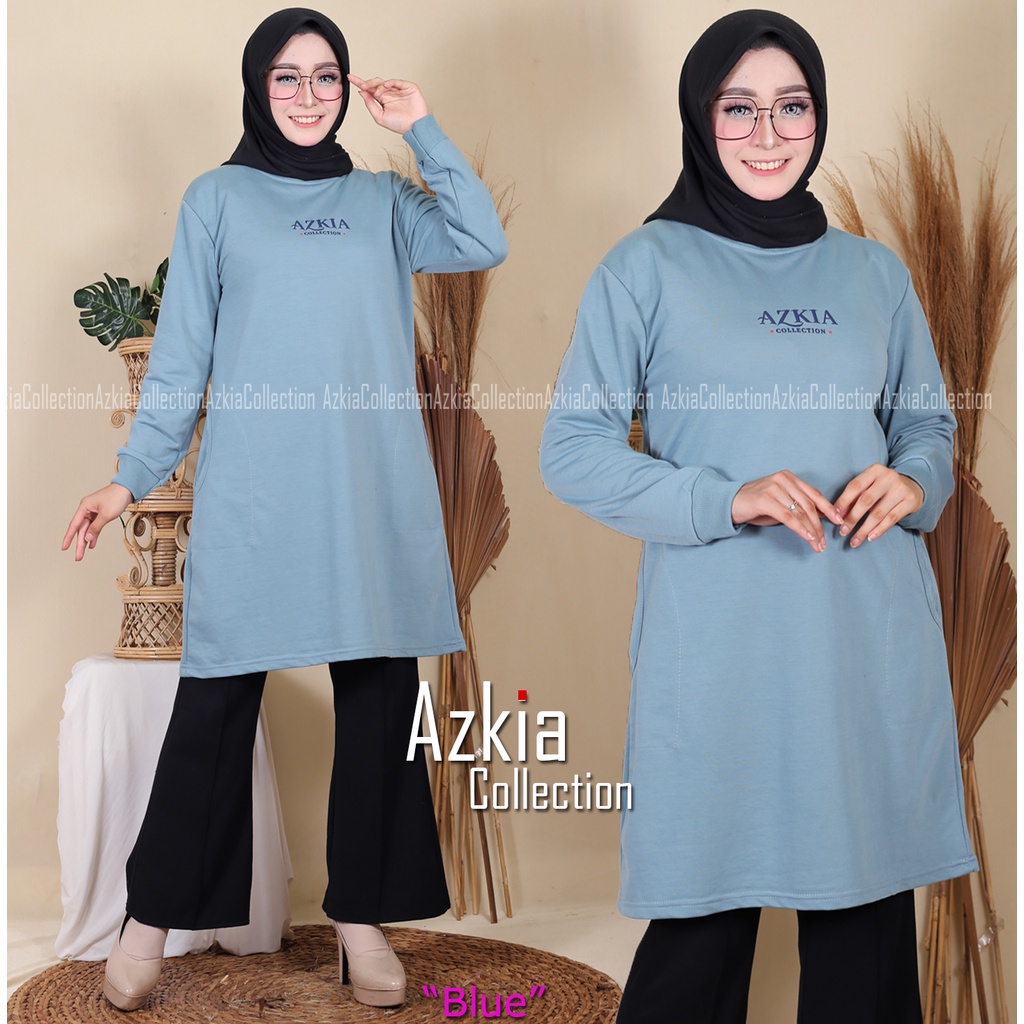 tunik wanita bahan babyterry