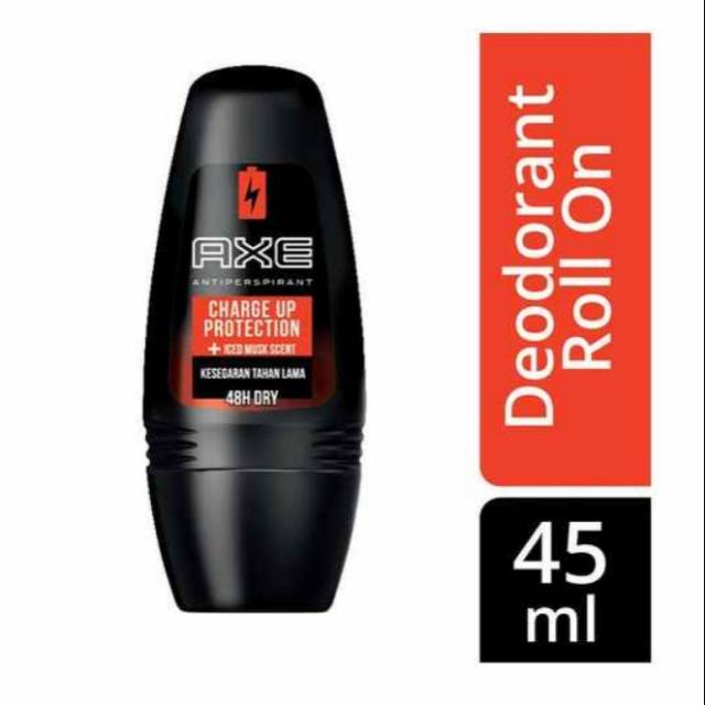 AXE Charge Up Protection Deodorant Roll On - Anti Bakteri  [45mL]