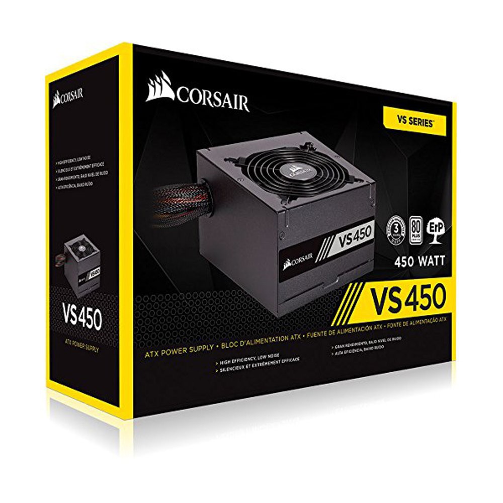 PSU Corsair VS Series - VS450 - CP-9020096-EU - 450 Watt Berkualitas