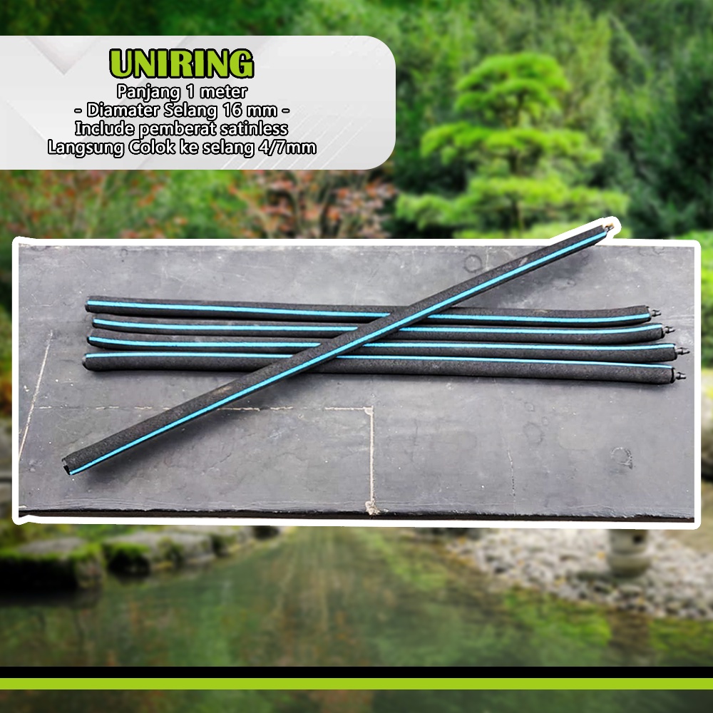 UNIRING PANJANG  | GELEMBUNG UDARA KOLAM KOI