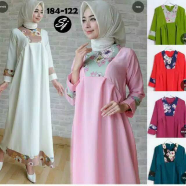 Gamis Manis Bahan Peach Sofie Shopee Indonesia