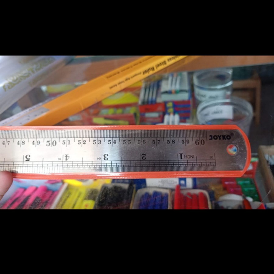 

Penggaris Besi 60 Cm Joyko / Stainless Steel Rules 60 cm Atk