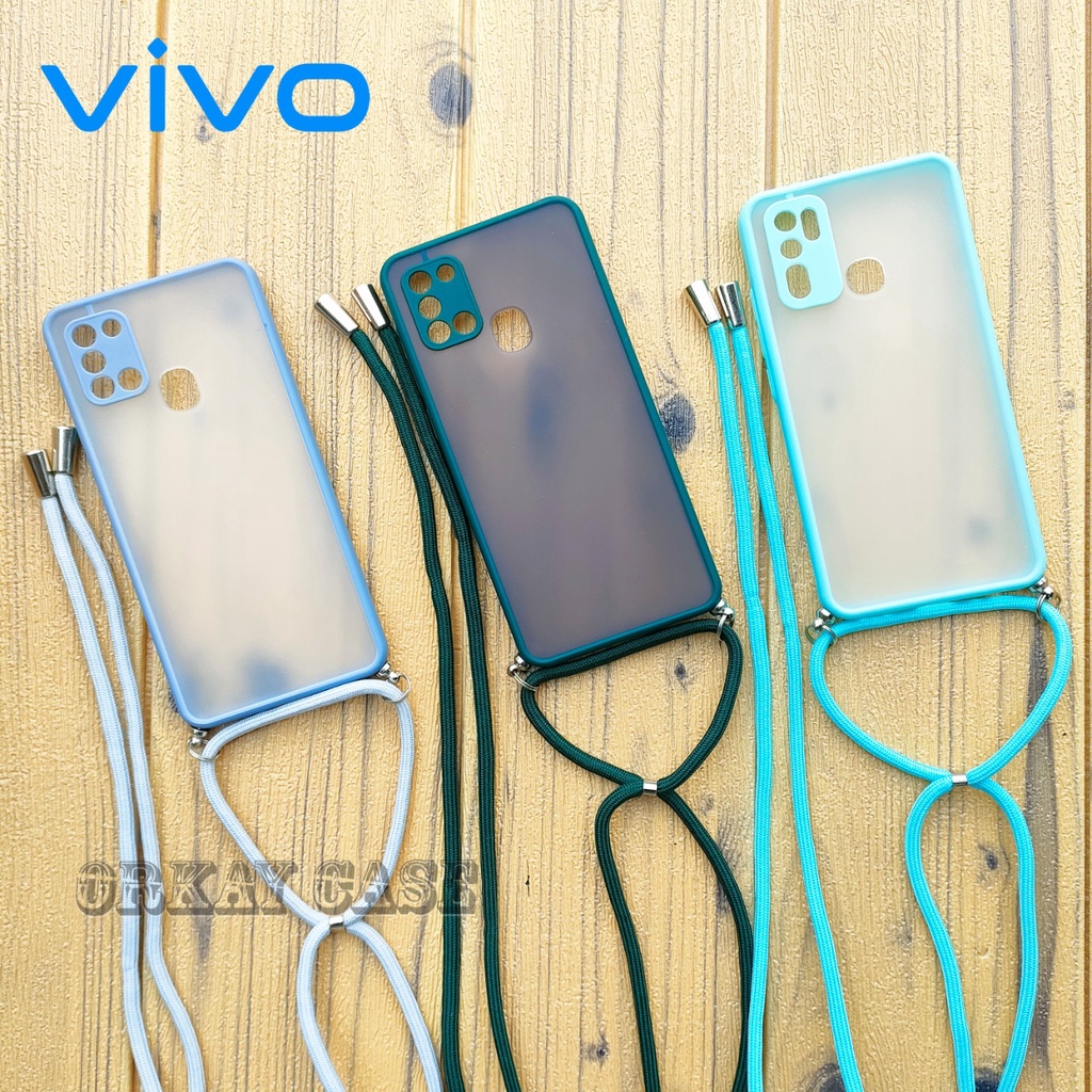 Casing Polos Pelindung Camera Vivo S1 S1 Pro V15 V15 Pro V20 Tali Nagita