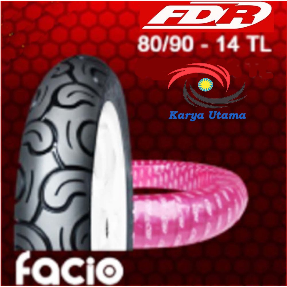 Ban Luar Matic Federal FDR 80/90-14 275-14 80/90 Ring 275 14 Tubeless Tubles Matik Vario Mio Beat