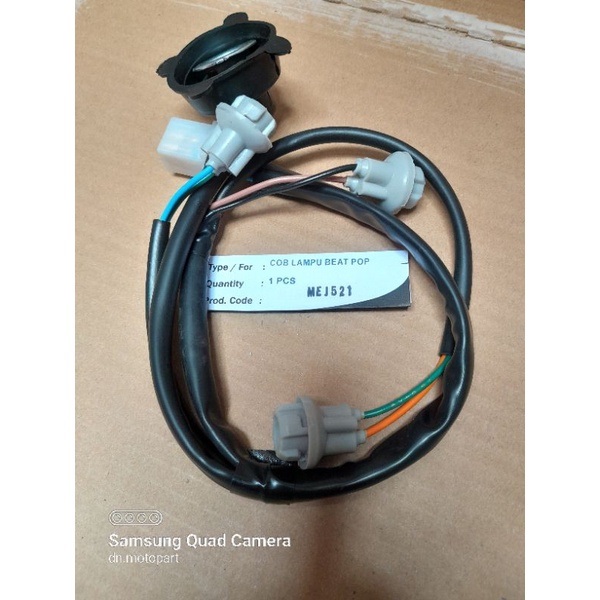 Piting lampu atau kabel soket lampu depan lampu sen depan Beat pop Beat 2015 berkualitas