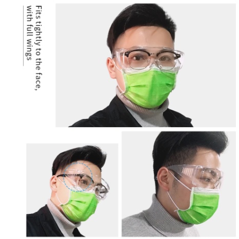 Kacamata Anti Virus Debu Angin Kacamata Goggles Safety Glasess Pelindung APD