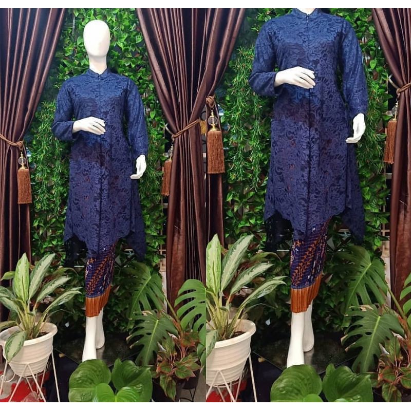 Jual Set Kebaya Brokat Sabyan Organza Bordir Ck 8 Kebaya Peplum Kebaya Wisuda Kebaya Modern 