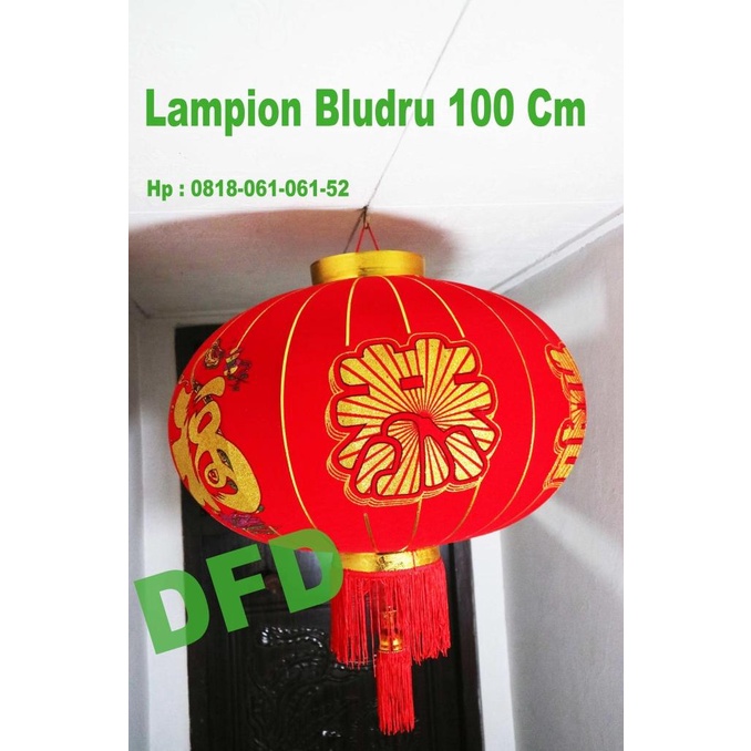 

Lampion Imlek / Lampion Bludru ( Isi 2 ) ( Uk 100 Cm ) [[[TERBARU BISA COD]]]