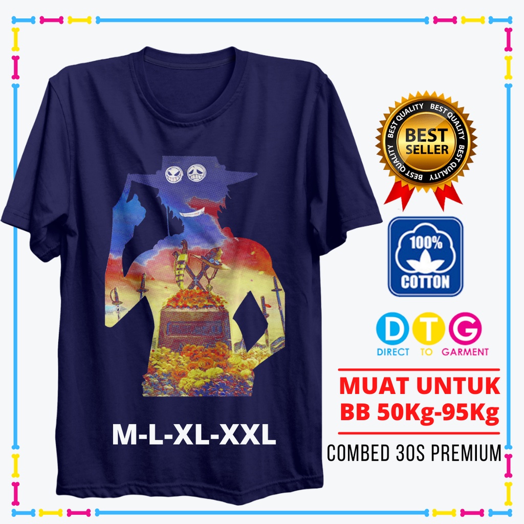 Kaos anime one piece zoro luffy nami baju distro pria keren ACE GRAVE tshirt cowok oversize COD