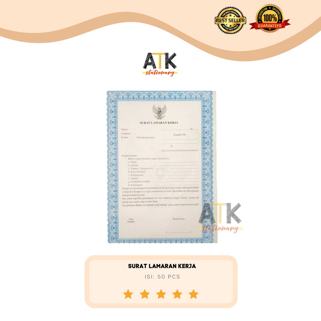 

Surat Lamaran Kerja atk