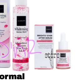 ✫ Paket Scarlett Whitening Lengkap 2 in 1 - Facial Wash & Serum Scarlet (Pilih Varian) ۝