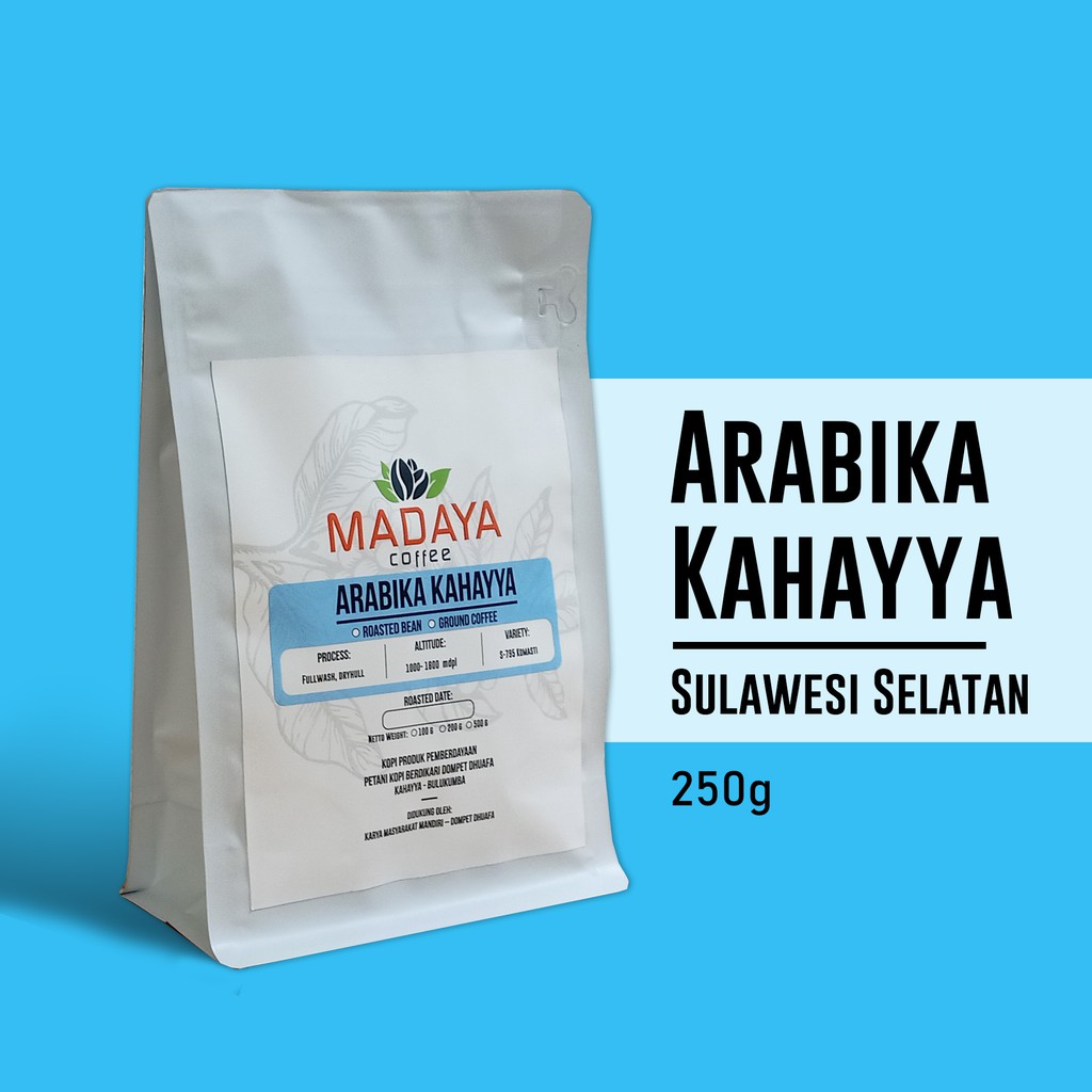 

kopi arabica kahayya bubuk 250 gr