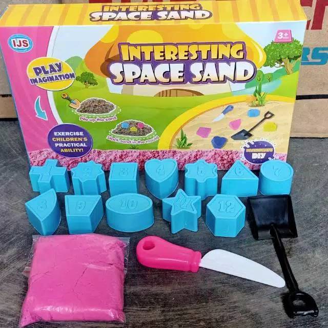 [COD] MAINAN PASIR AJAIB 1 BOX 14 MAINAN SNI PACKING DUS TEBAL Mainan Magic Sand BOX ( Komplit ) dan