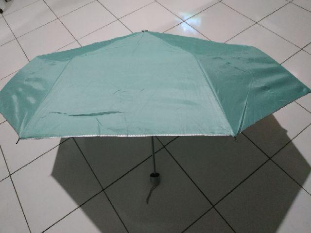 Payung Lipat 3 Silver Polos Promosi Warna Warni -l3018d