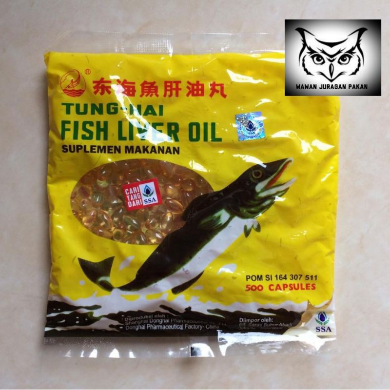 minyak ikan kucing dan anjing per 10 biji