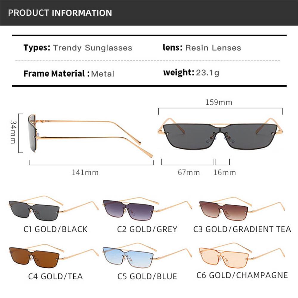 Lily Metal Sunglasses Retro Ladies Eyewear Shades Kacamata Matahari
