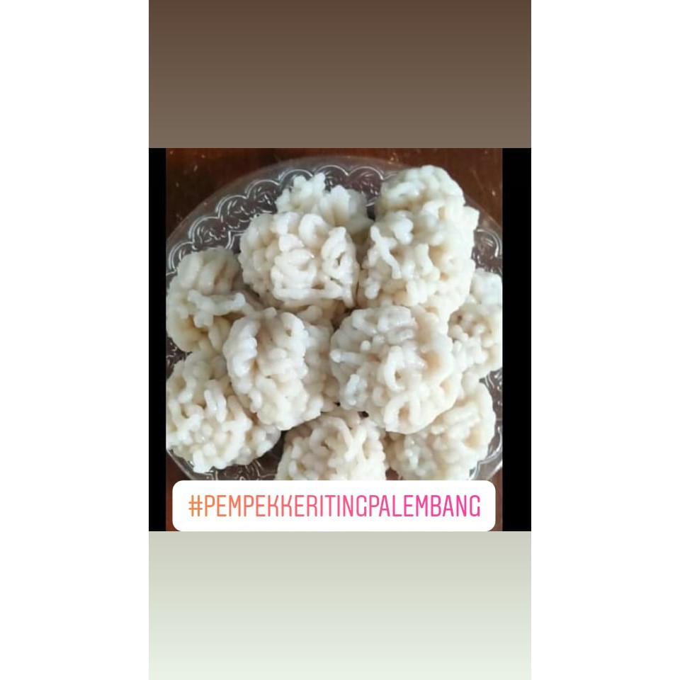 

Pempek keriting ikan tenggiri asli Palembang