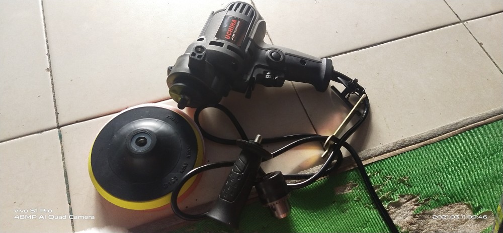 Mesin Poles Mobil & Bor 2in1 Dua Fungsi Merk Uciha Japan Teknologi