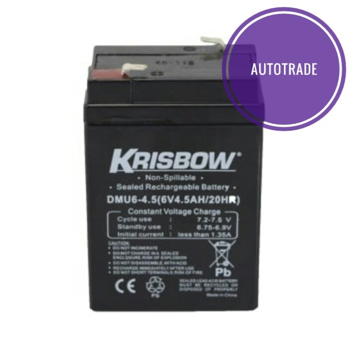KRISBOW AKI KERING UPS 6V 4.5 AH