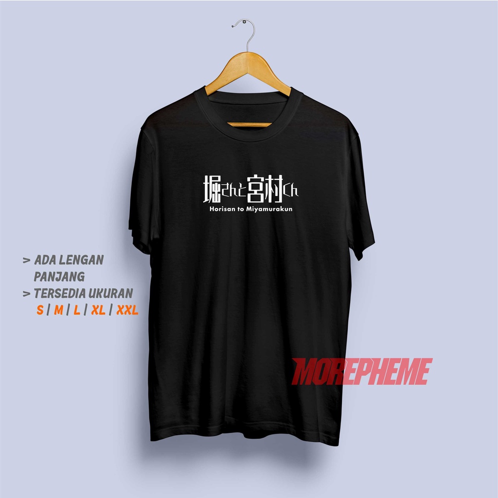Kaos Horimiya Hori San to Miyamura Kun Baju Anime Jepang Manga Japan Wibu Tshirt Distro Pria Keren M