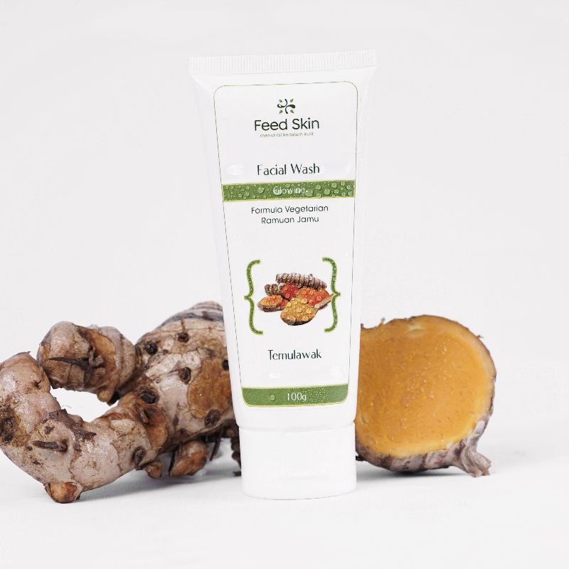 Sabun Alami Temulawak Feed Skin Facial Wash For Women