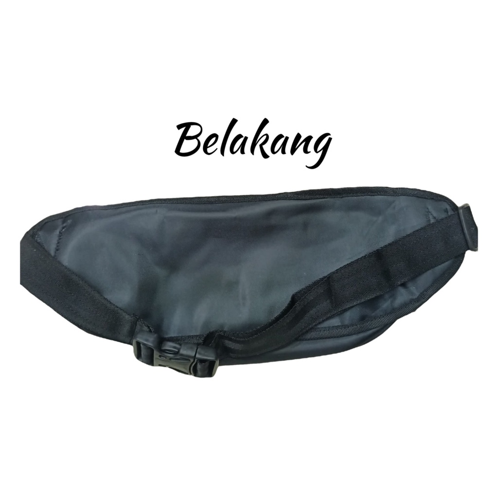 TAS SLEMPANG PRIA TAS PINGGANG WAISTBAG FASHION SPORTY