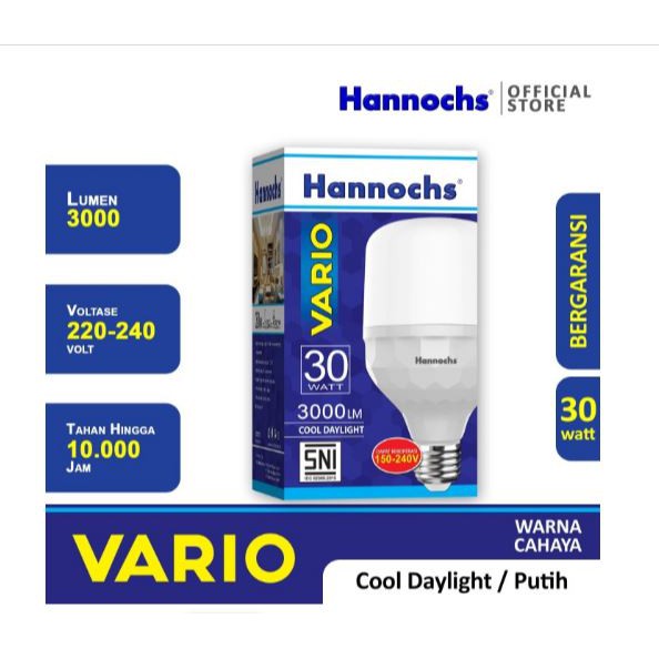 Hannochs LED Vario 30W Cool Daylight/Putih