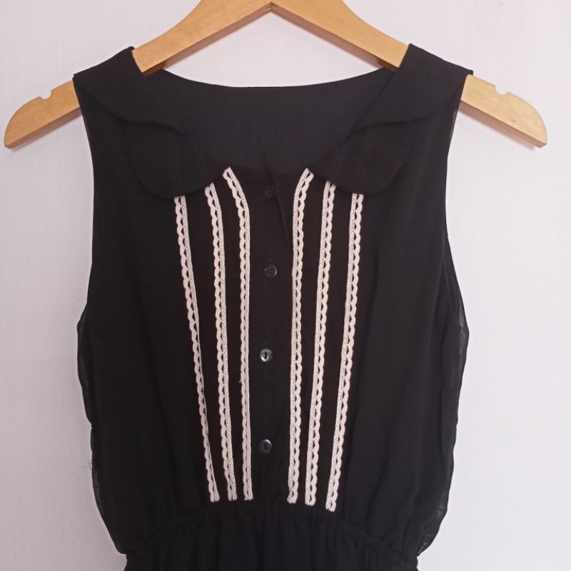 Dress Hitam Vintage