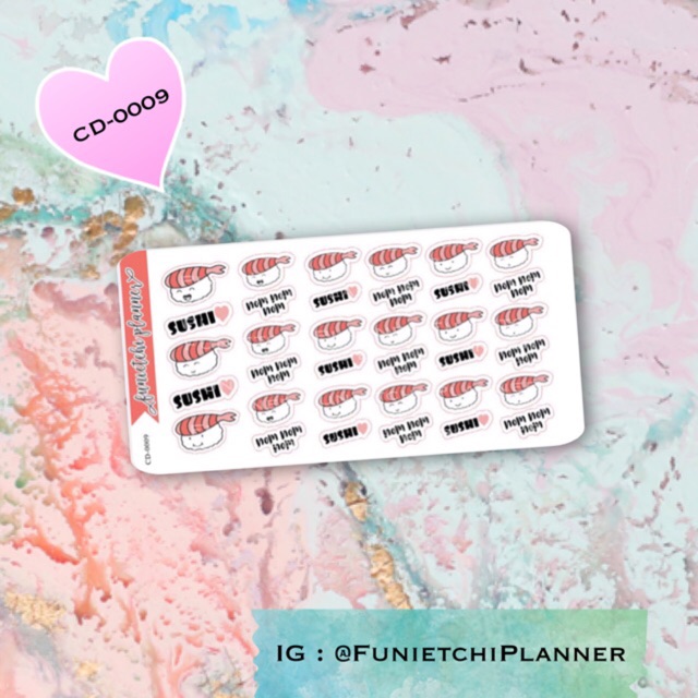 

Sushi Planner Sticker / Stiker