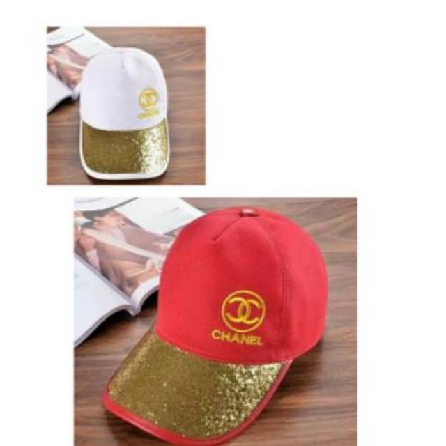 Chanel Logo Baseball Caps / Topi Wanita / Super Mirror Quality