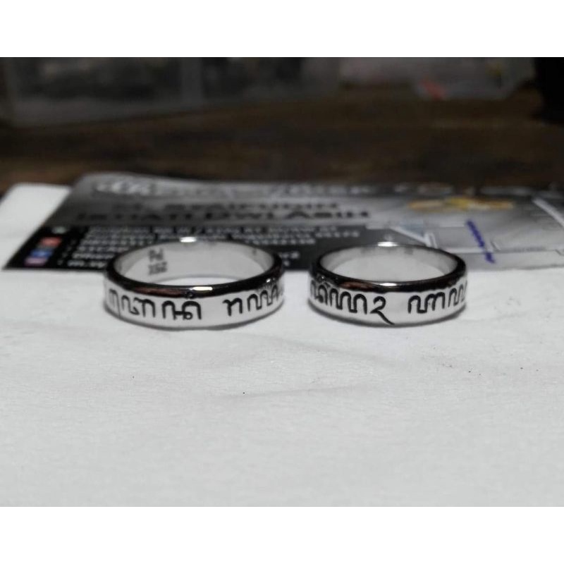 Cincin kawin couple paladium