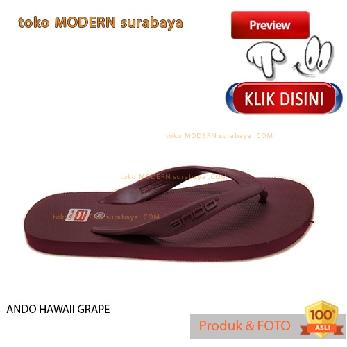 ANDO HAWAII GRAPE sandal jepit flat casual